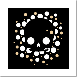 Dotted Skull Posters and Art